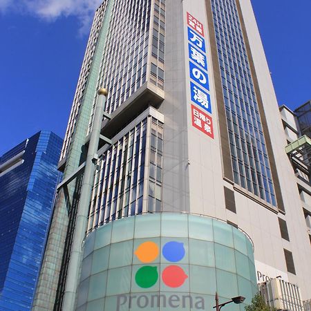 Kobe Harbor Land Onsen Manyo-Club Hotel Bagian luar foto