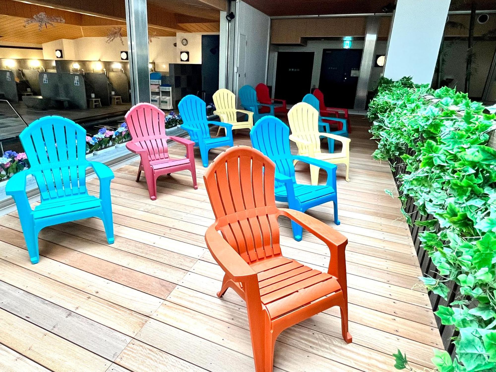 Kobe Harbor Land Onsen Manyo-Club Hotel Bagian luar foto
